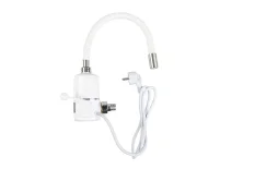 QTERMO INOXX - D stenová batéria s ohrevom vody, Flexi ramienko biele