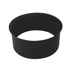 Zdera dymová jednoduchá HS Φ120/1,5 mm, hrubostenná čierna