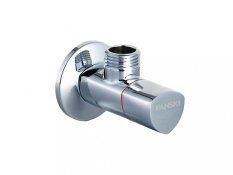 FANSKI rohový ventil 1/2" x 3/8" s keramickým vrškom, červený