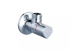 FANSKI rohový ventil 1/2" x 3/8" s keramickým vrškom, červený