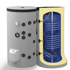 QTERMO Energy 150 V20/S zásobník vody s 2 výmenníkmi