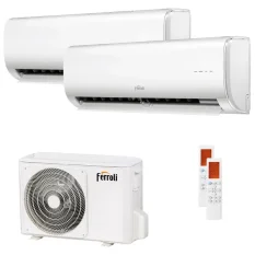 Klimatizácia Ferroli AMBRA M-18 Dual Split WiFi Inverter (2x2,6 kW /2x9000 BTU)