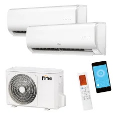 Klimatizácia Ferroli AMBRA M-18 Dual Split WiFi Inverter (2x2,6 kW /2x9000 BTU)