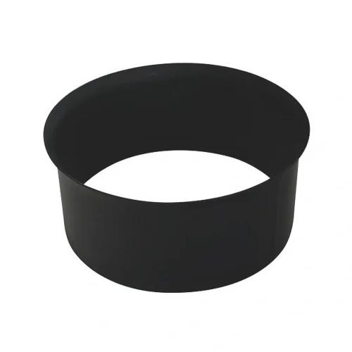Zdera dymová jednoduchá HS Φ120/1,5 mm, hrubostenná čierna