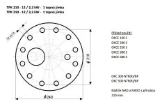 DRAŽICE TPK 210-12/3,3 kW výhrevná príruba, 1-jímka