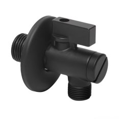 Optima rohový ventil s filtrom 1/2" x 3/8" čierny ET906BL