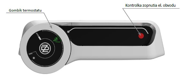 Dražice ovládanie termostatu